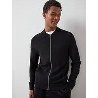The Very Collection Midweight Knitted Bomber - Black