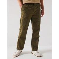 The Very Collection Cotton Rich Regular Fit Tech Trousers - Khaki