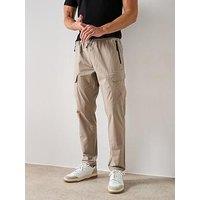 Very Man Tech Cargo Trouser - Stone