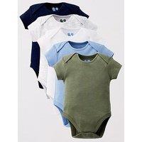The Very Collection Baby Boy Short Sleeve 5 Pack Bodysuits