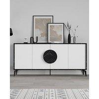 Decortie Gora Large Sideboard - Black/White