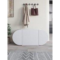 Decortie Pozy Shoe Storage Bench - White
