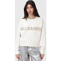 Allsaints Separo Pearl Sweatshirt - White