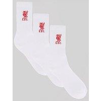 Liverpool Fc Lfc Mens 3 Pack Sock - Multi