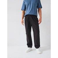 Very Man Loose Tech Trousers - Black