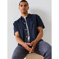 Very Man Lyocell Blend Shirt - Navy