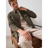 Very Man Double Pocket Flannel Shirt - Khaki