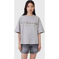 Allsaints Amelie Pearl T-Shirt - Grey