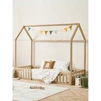 Tutti Bambini Grande Casa Montessori Toddler Floor Bed - Light Oak