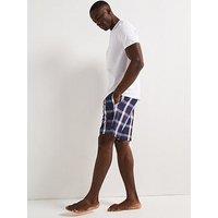 Very Man Pure Cotton Short Pyjama Set - Blue