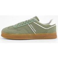 Tommy Jeans Greenwich Mix Media Cupsole Trainers - Green