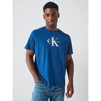 Calvin Klein Jeans Short Sleeve Hero Monologo T-Shirt 20S - Blue