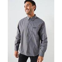 Calvin Klein Jeans Cotton Nylon Relaxed Fit Overshirt - Grey