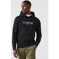 Tommy Hilfiger Script Logo Hoodie - Black