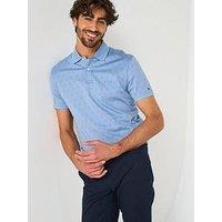 Tommy Hilfiger All Over Print Interlock Regular Fit Polo Shirt - Light Blue