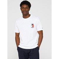 Tommy Hilfiger Palm Tree Label T-Shirt - White