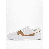 Tommy Hilfiger Court Craft Leather Trainers - White