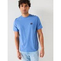 Calvin Klein Jeans Left Chest Woven Badge T-Shirt - Blue