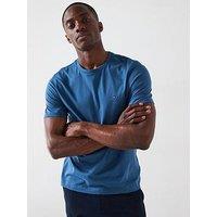 Tommy Hilfiger Regular Fit Essential Flag Logo T-Shirt - Blue