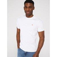 Calvin Klein Jeans Left Chest Woven Badge T-Shirt - White