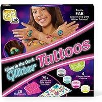 Fab Lab Glow In The Dark Glitter Tattoos