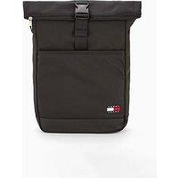 Tommy Jeans Essential Daily Rolltop Backpack - Black
