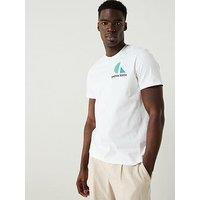 Calvin Klein Jeans 20S Bauhaus Logo Graphic T-Shirt - White