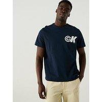 Calvin Klein Jeans Sport Logo Graphic T-Shirt - Navy