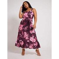 Yours Curve Linen Look Dress