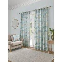 Dreams & Drapes Dreams & Drapes Wisteria 100% Cotton Pair Of Eyelet Curtains