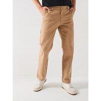 The Very Collection 100% Cotton Canvas Loose Fit Carpenter Jeans - Beige