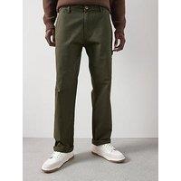 The Very Collection Premium 100% Cotton Canvas Loose Fit Carpenter Jeans - Khaki
