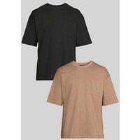 Very Man 2 Pack Heavyweight Relaxed Fit T-Shirt - Multi