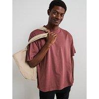 Very Man Pure Cotton Ribbed T-Shirt - Orange