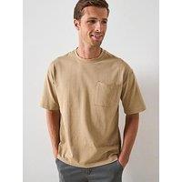 Very Man Heavyweight Relaxed Fit T-Shirt - Light Brown