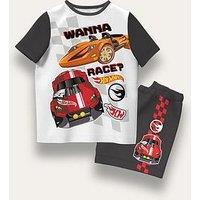 Brand Threads Hot Wheels Boys Short Pyjama Set - Multi