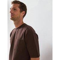 Very Man Heavyweight Relaxed Fit T-Shirt - Brown