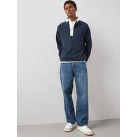 Very Man 100% Cotton Loose Fit Jeans - Mid Blue