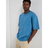 Very Man Washed Heavyweight Tee - Blue