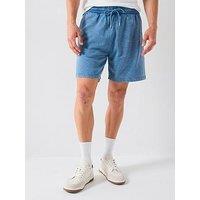 Very Man Washed Sweat Shorts - Blue