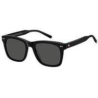 Tommy Hilfiger Grey Logo Square Sunglasses