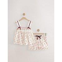 Cath Kidston Cami And Shorts Cherry Print Pyjamas Set - White