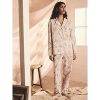 Cath Kidston Lily Of The Valley Button Up Pyjamas - Pink