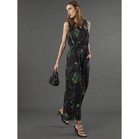 Religion Taylor Jumpsuit With Elasticated Waist And Pockets - Green