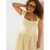 V By Very Curve Seam Detail 2 In 1 Dress