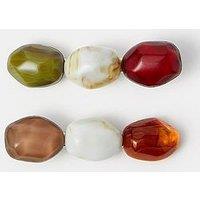 Accessorize 2 X Mixed Stone Snap Clip - Multi