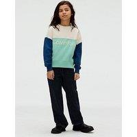Calvin Klein Jeans Boys Terry Colour Block Sweatshirt - Multi