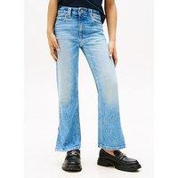 Tommy Hilfiger Girls Girlfriend Light Wash Denim Jean - Blue