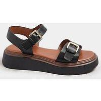 Yours Extra Wide Fit Buckle Chunky Platform Sandal