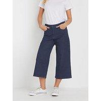 M&Co Petite Petite Wide Leg Crop Trouser